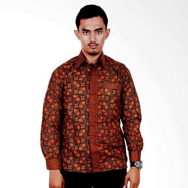 Jual Batik Putri Ayu Solo Kemeja Batik Sogan Lengan Jual Batik Putri Ayu Solo Kemeja Batik Sogan Lengan