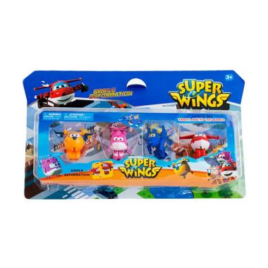Jual Momo Super Wings Simple Deformation Mainan Robocar