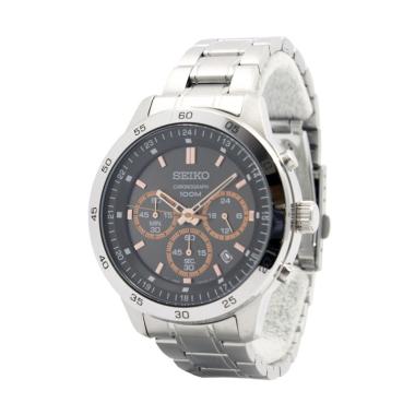 Jual Seiko Chronograph SKS521P1 Quartz Tali Logam 