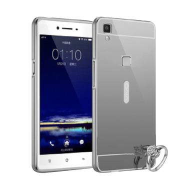 jual bumper mirror alumunium metal sliding hardcase casing for vivo v3 max silver jual bumper mirror alumunium metal sliding hardcase casing for vivo v3 max silver