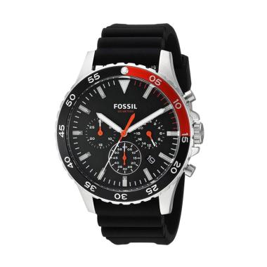 Jual Fossil Crewmaster Sport Chronograph Silicone Jam 
