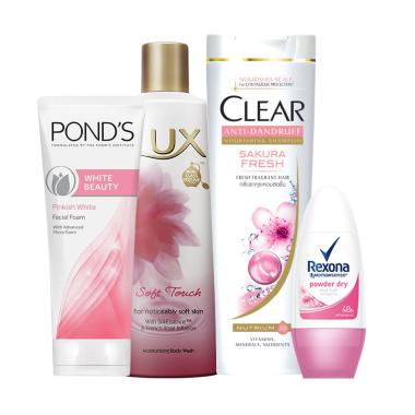 Jual Paket Travel Cantik - Shampoo Clear Sakura + Sabun