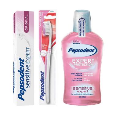 Jual Paket Hemat Gigi Sensitif - Pepsodent Sensitive