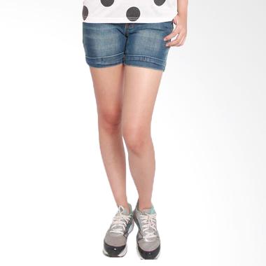 2ndRED 263208A Jeans Hotpants - Mid Blue