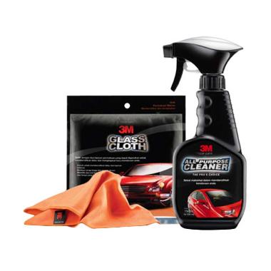 3M PAKET CLEANING ( 3M Glass Cloth & 3M All Purpose Cleaner)