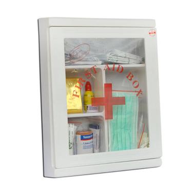 First Aid Plastik Box Kit Peralatan Medis