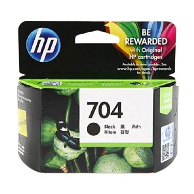 Jual HP 704 Ink Cartridge - Black Online - Harga