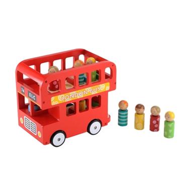 Jual ELC 139924 Wooden London Bus Mainan Anak Online 