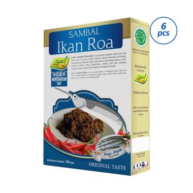 jual laziz sambal ikan roa makanan instan 6 pcs harga kualitas terjamin blibli jual laziz sambal ikan roa makanan instan 6 pcs harga kualitas terjamin blibli