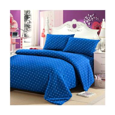 jual jaxine katun motif polkadot set sprei blue harga kualitas terjamin blibli jual jaxine katun motif polkadot set sprei blue harga kualitas terjamin blibli