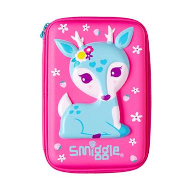 Jual Smiggle Deer Hardtop Pencil Case Tempat Pensil - Pink Online
