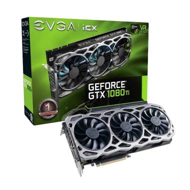 Jual EVGA GeForce GTX 1080 Ti FTW3 Gaming [11GB] Online 