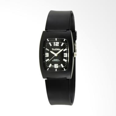 Jual Tajima Analog Watch Rubber Jam Tangan Pria - Hitam 