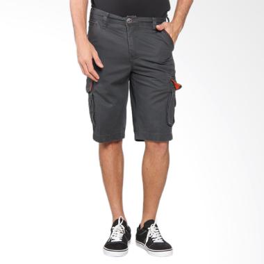 Jual Cardinal Casual Bermuda Cargo 3/4 Celana Pria - Grey 