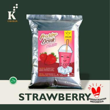 Kedai Bubuk Cibubur Rasa Buah Strawberry Bubuk Minuman [1 Kg]