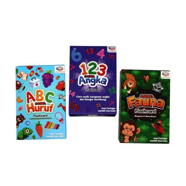 Jual Marbel Fauna Flashcard Belajar Nama Hewan Bahasa