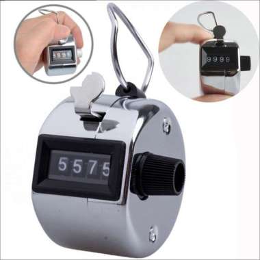 Tasbih Zikir Manual Stainless / Alat hitung zikir digital tasbih / Penghitung antrian / alat hitung 
