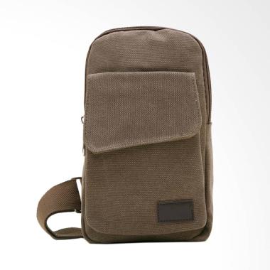 Jual Berrybenka Men Clarke Sling bag - Coffee 667 