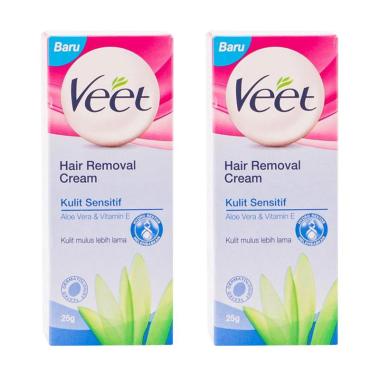 Jual Veet Sensitive Hair Removal [25 g/2 pcs] Online