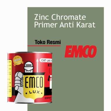 Zinc Chromate Primer Cat Dasar Anti Karat EMCO - 1kg Hijau - Jaksel/Depok