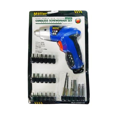 jual daily deals mollar cordless drill set mesin bor biru 4 8 v 24 pcs mata bor dan obeng jual daily deals mollar cordless drill set mesin bor biru 4 8 v 24 pcs mata bor dan obeng