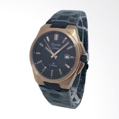 Jual Alexandre Christie Analog Tali Rantai Jam Tangan Pria