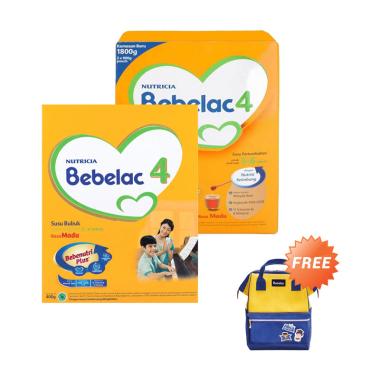 Jual Buy Bebelac 4 Madu [400 g] + Madu [1800 g] + Free Tas 