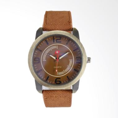 jual swiss army analog jam tangan pria coklat sax 1063 jual swiss army analog jam tangan pria coklat sax 1063