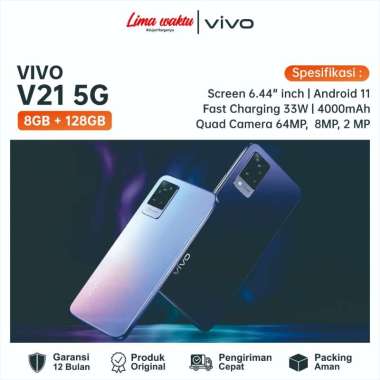 Jual Vivo V21 Sidoarjo - Gratis Ongkir & Harga Murah 2022 | Blibli