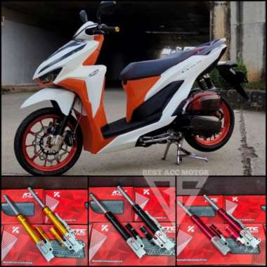 SHOCK DEPAN USD KTC KYTACO VARIO 110 125 150 160 CBS BEAT SCOOPY GENIO MERAH Warna