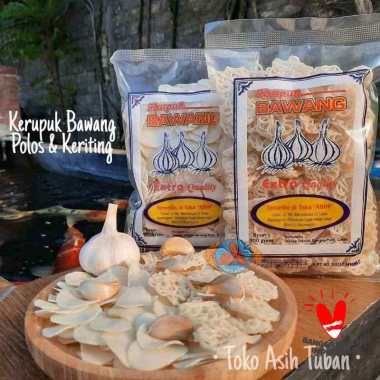 Kerupuk Bawang / Krupuk Bawang 500gr (Mentah) Toko Asih polos