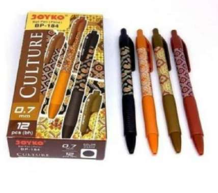 Pulpen Joyko Batik Bp 184 / Ball Pen Joyko Culture Bp 184 ATK