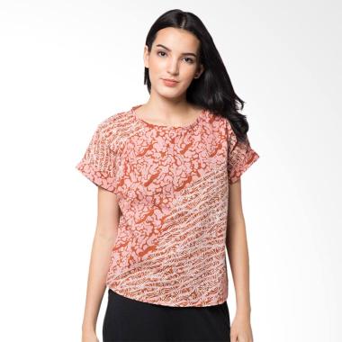 Jual Baju Batik Lengan Pendek Wanita Terbaru - Harga Murah