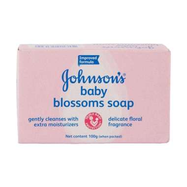 Johnsons Baby Blossoms Soap Sabun Bayi Batang Johnson Blossom 100g - baby soap