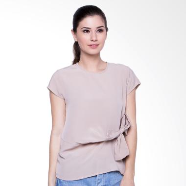 jual fbw ribbon blouse atasan wanita beige harga kualitas terjamin blibli jual fbw ribbon blouse atasan wanita beige harga kualitas terjamin blibli