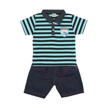 Jual TOMPEGE TP 724B Kerah Kecil Setelan Pakaian Anak Laki Jual TOMPEGE TP 724B Kerah Kecil Setelan Pakaian Anak Laki