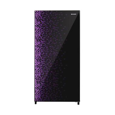 SHARP SJX195MGGB One Door Refrigerator Kulkas 1 Pintu Black Blue