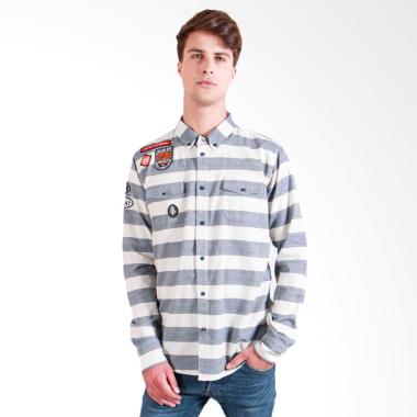 Jual Stripped Collar Shirt Model Terbaru - Harga Promo Desember 2022