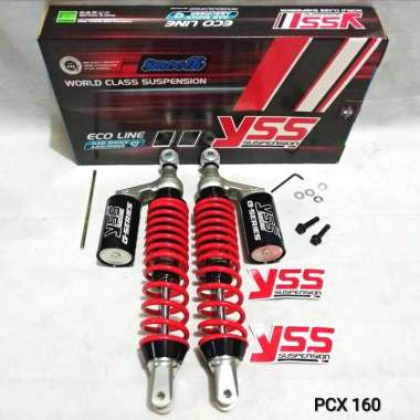 Shock YSS NEW G PLUS PCX 160 365 mm Black Series BLACK BLACK