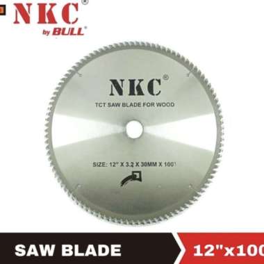 Mata potong kayu circular saw tct saw blade 12 inch 100T NKC circel