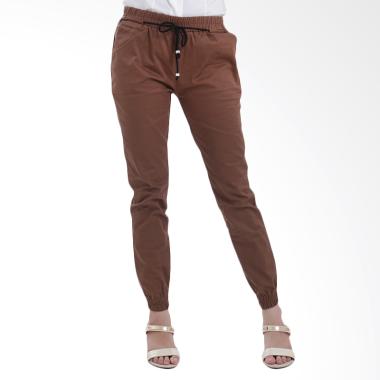 Jual Adore Celana Jogger Tali  Coklat Online Harga 