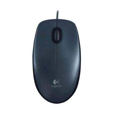 Logitech B100 Optical Mouse Original Hitam Mouse Pad Bantal 1963132 17663287 jual aksesoris komputer laptop terlengkap