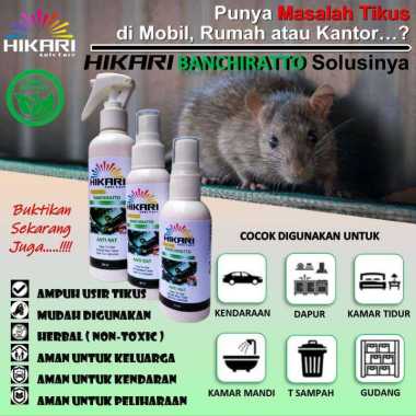 Twin Pack 250 ML Cairan Pengusir Tikus Mobil Rumah Kantor Ampuh Anti Rat Bukan Racun Tikus PUTIH
