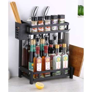Jual MICOE Stainless Steel Rak Penyimpanan Dapur Hiasan
