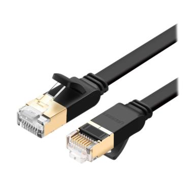 Jual Ugreen NW106 Cat7 STP Flat Lan Cable - Hitam [5 m 