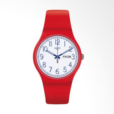 Jual Swatch SUOR707 Red Me Up Jam Tangan Pria - Merah 
