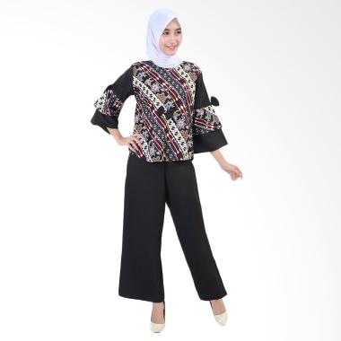 Jual Daily Deals Jfashion Blouse Batik  Dan Celana  Kulot  