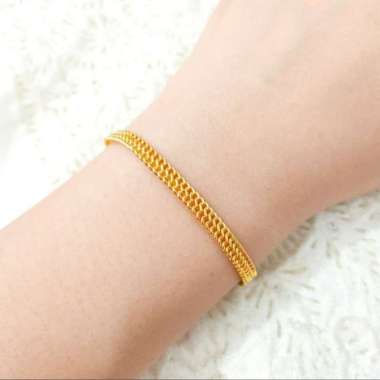 Gelang josean polos emas asli kadar 700 - 5.08gr