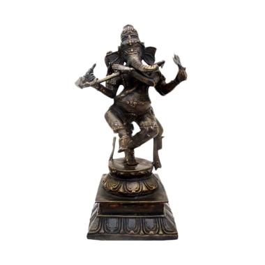 Lokesvara Rupang 8 Arms Standing Ganesha Patung - Bronze [11.5 inch] 08 Bronze