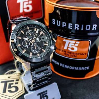Jam Tangan Fashion Jam Tangan Pria T5 H 3636 original chronograph bergaransi free box Silver